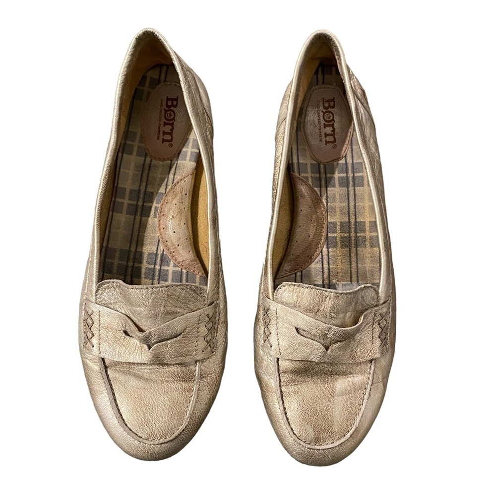Born Genuine Leather Loafer Flats - Size 8.5